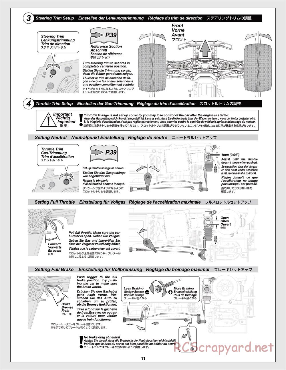 HPI - Savage-X 4.6 - Manual - Page 11