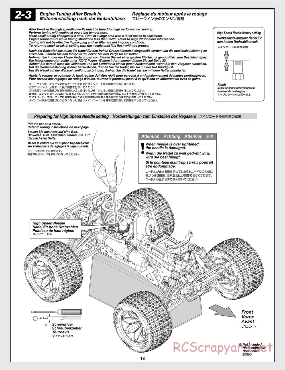 HPI - Savage-X 4.6 - Manual - Page 18