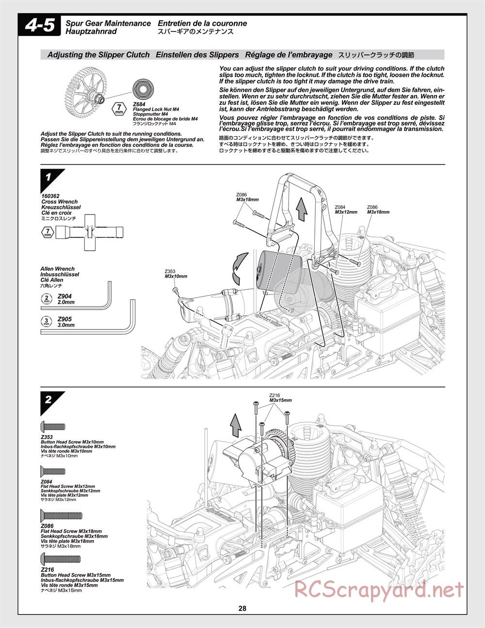 HPI - Savage-X 4.6 - Manual - Page 28