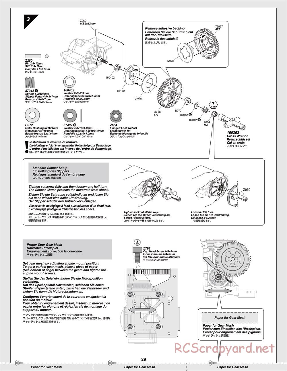 HPI - Savage-X 4.6 - Manual - Page 29