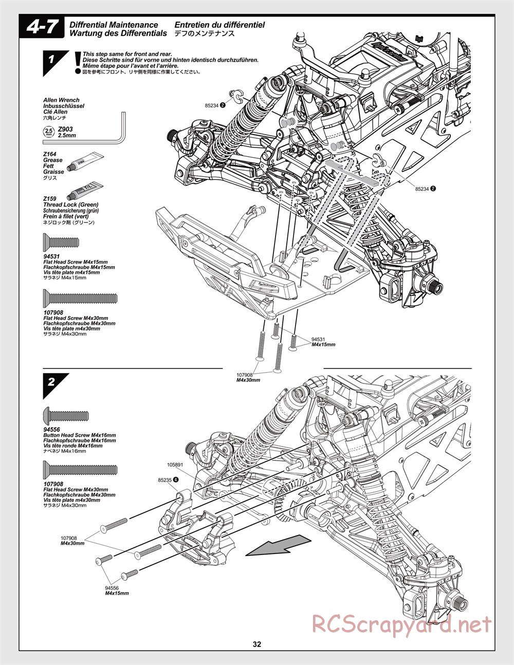 HPI - Savage-X 4.6 - Manual - Page 32