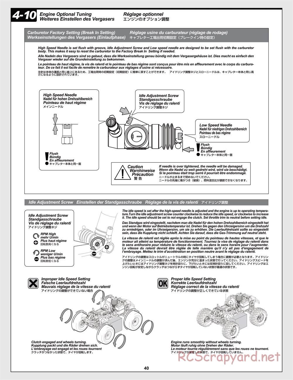 HPI - Savage-X 4.6 - Manual - Page 40