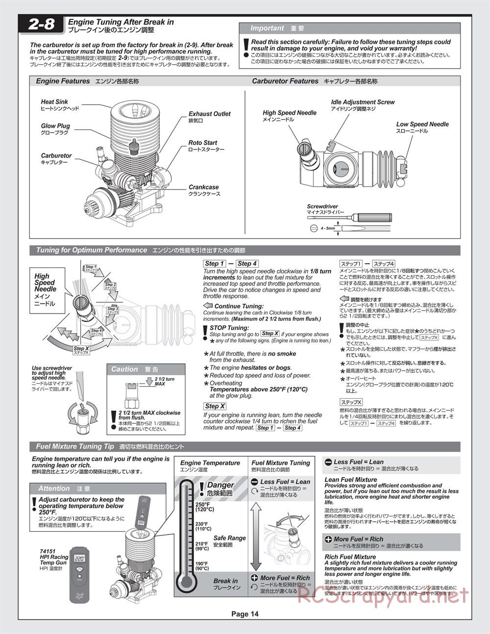 HPI - Savage X 4.1 - Manual - Page 14