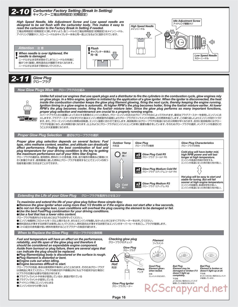 HPI - Savage X 4.1 - Manual - Page 16