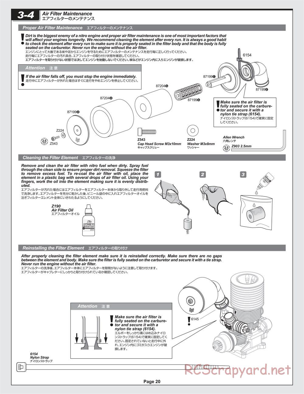 HPI - Savage X 4.1 - Manual - Page 20