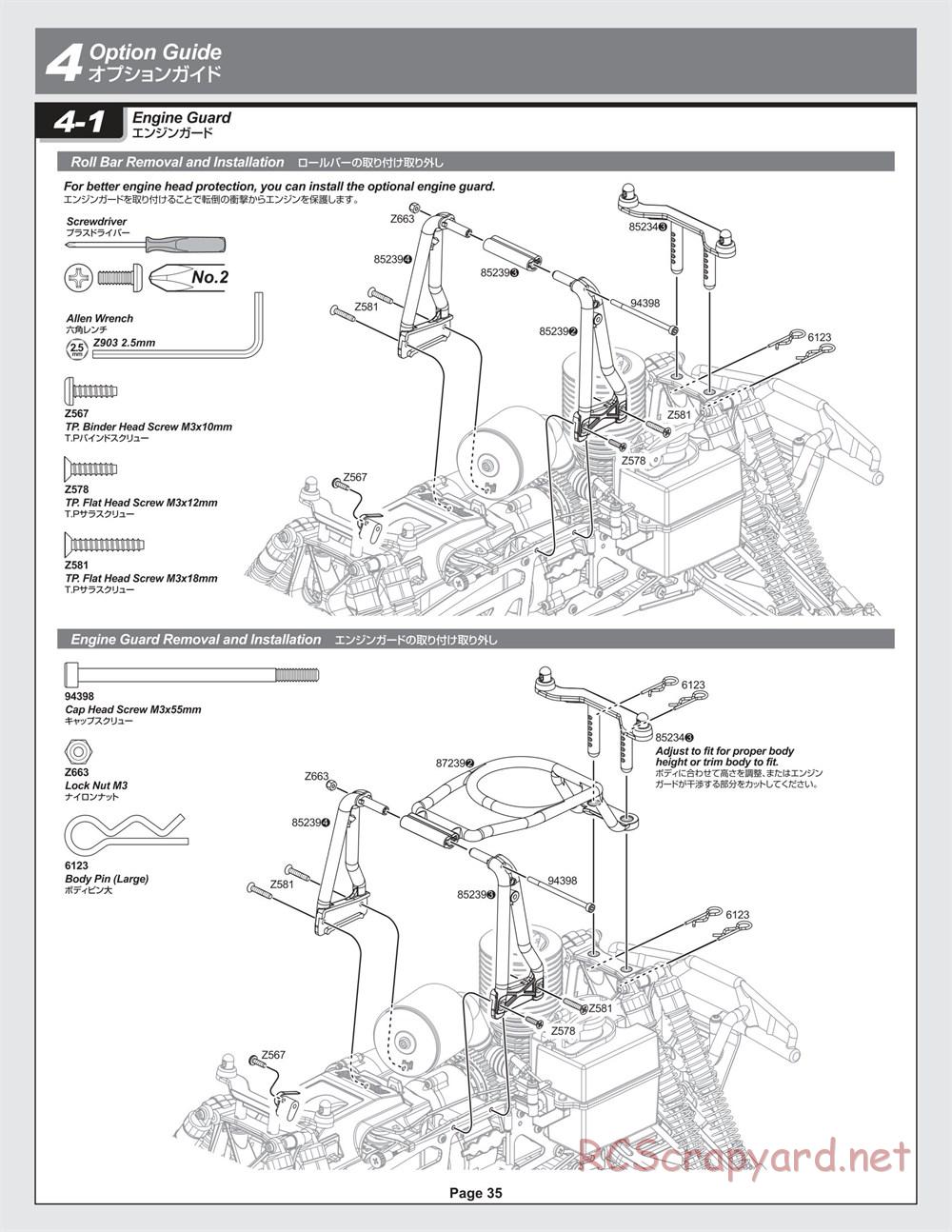 HPI - Savage X 4.1 - Manual - Page 35