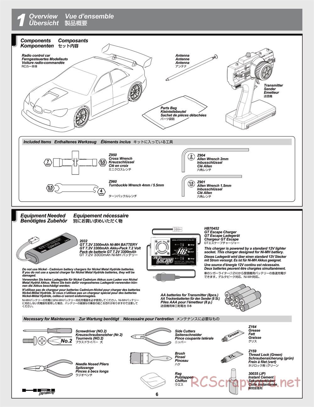 HPI - Sprint 2 Sport - Manual - Page 6