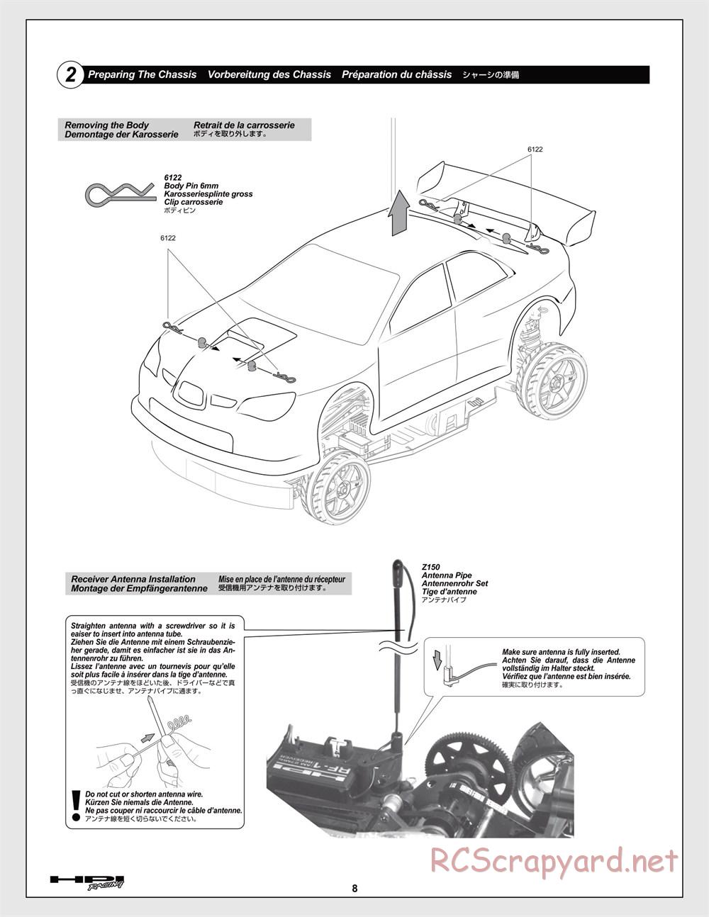 HPI - Sprint 2 Sport - Manual - Page 8