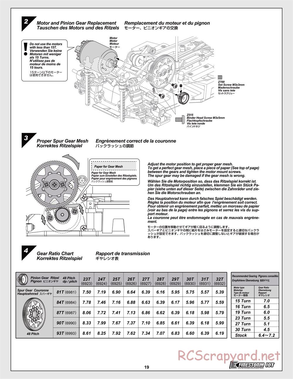 HPI - Sprint 2 Sport - Manual - Page 19