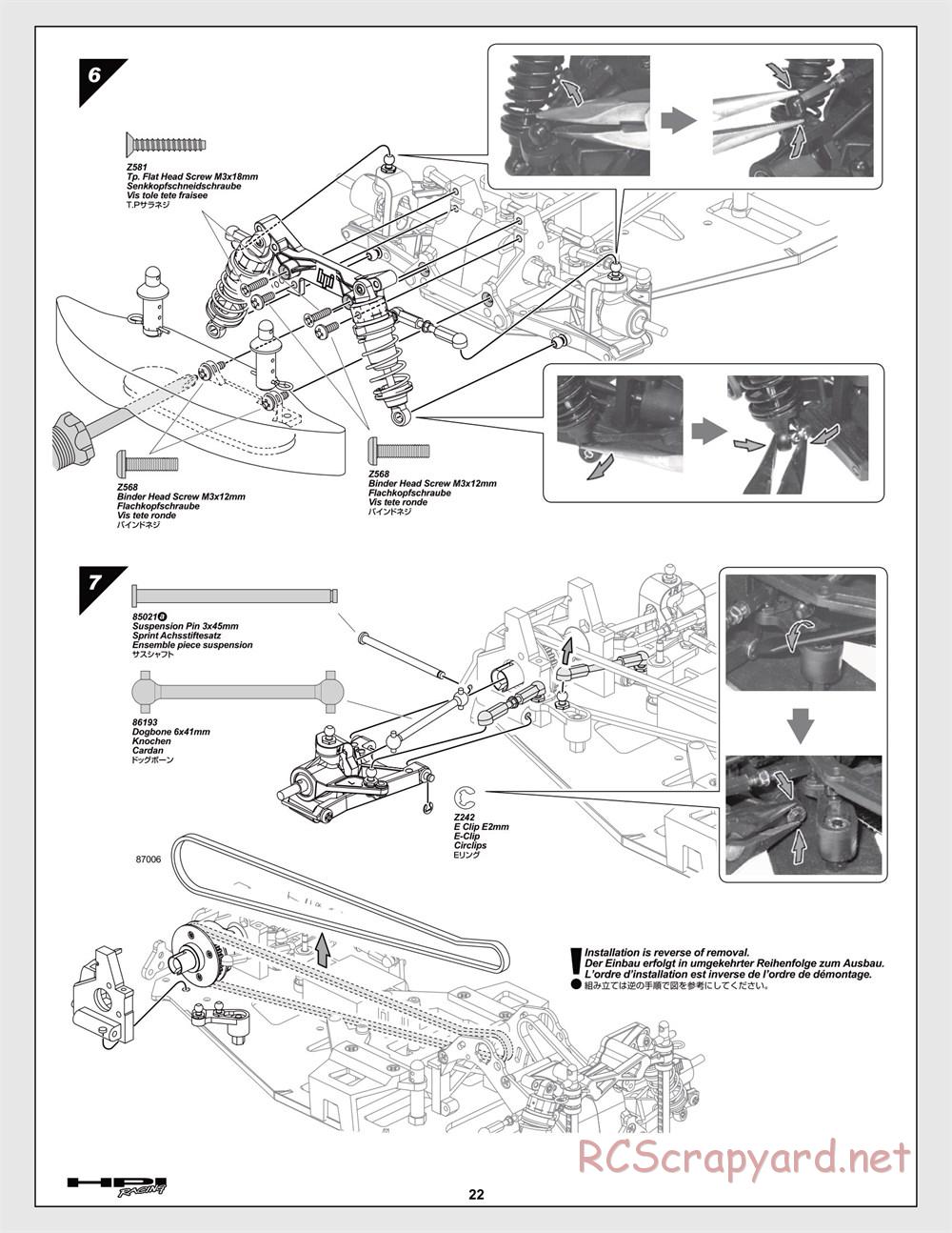 HPI - Sprint 2 Sport - Manual - Page 22