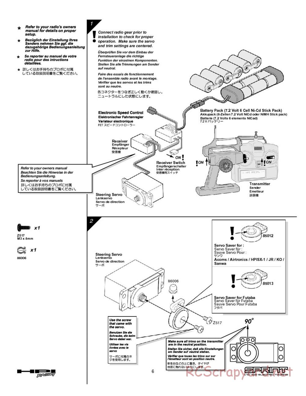 HPI - Sprint - Manual - Page 6