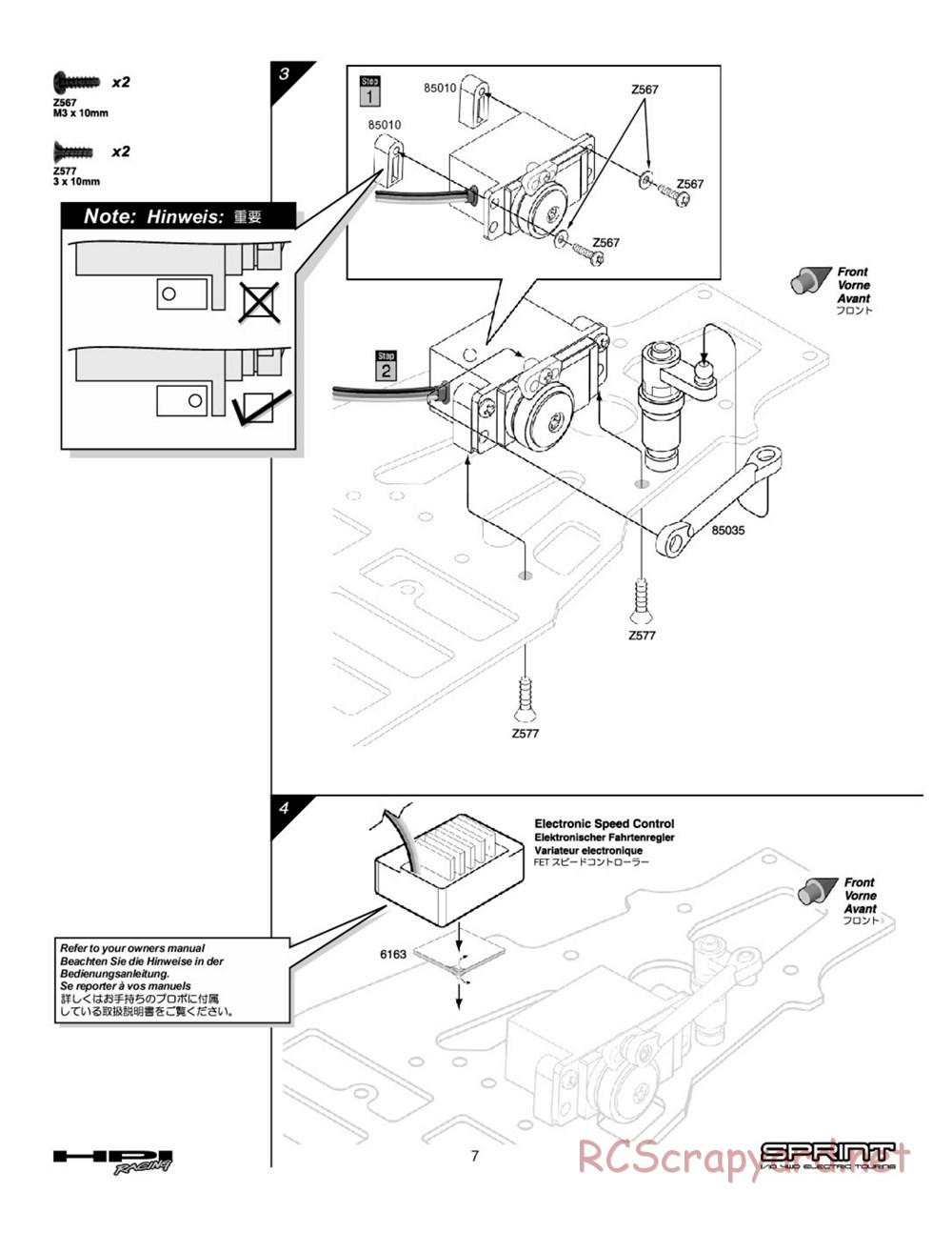 HPI - Sprint - Manual - Page 7