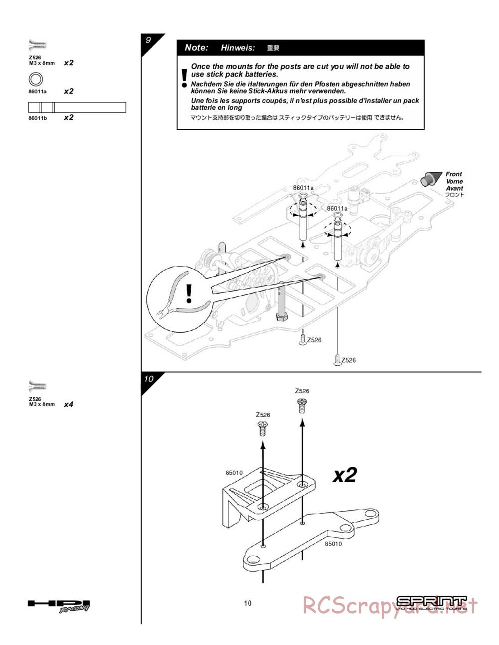 HPI - Sprint - Manual - Page 10
