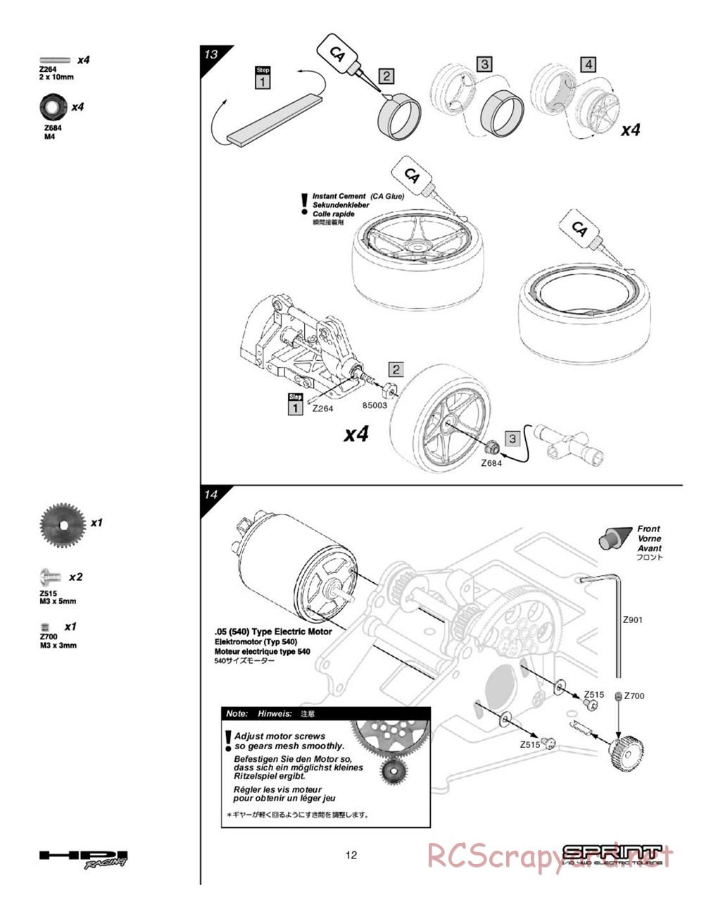 HPI - Sprint - Manual - Page 12