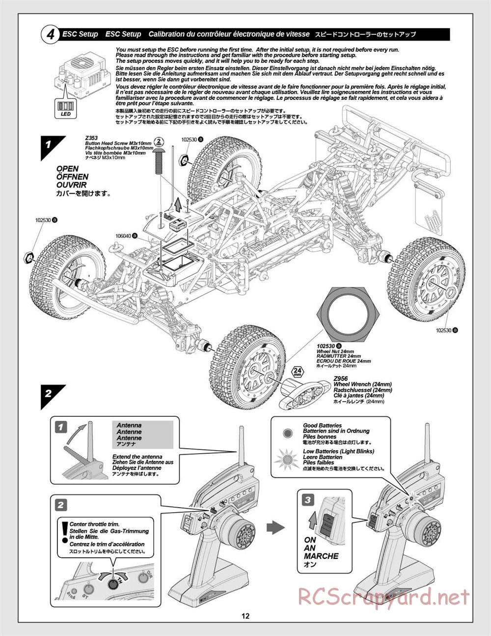 HPI - Super 5SC Flux - Manual - Page 12