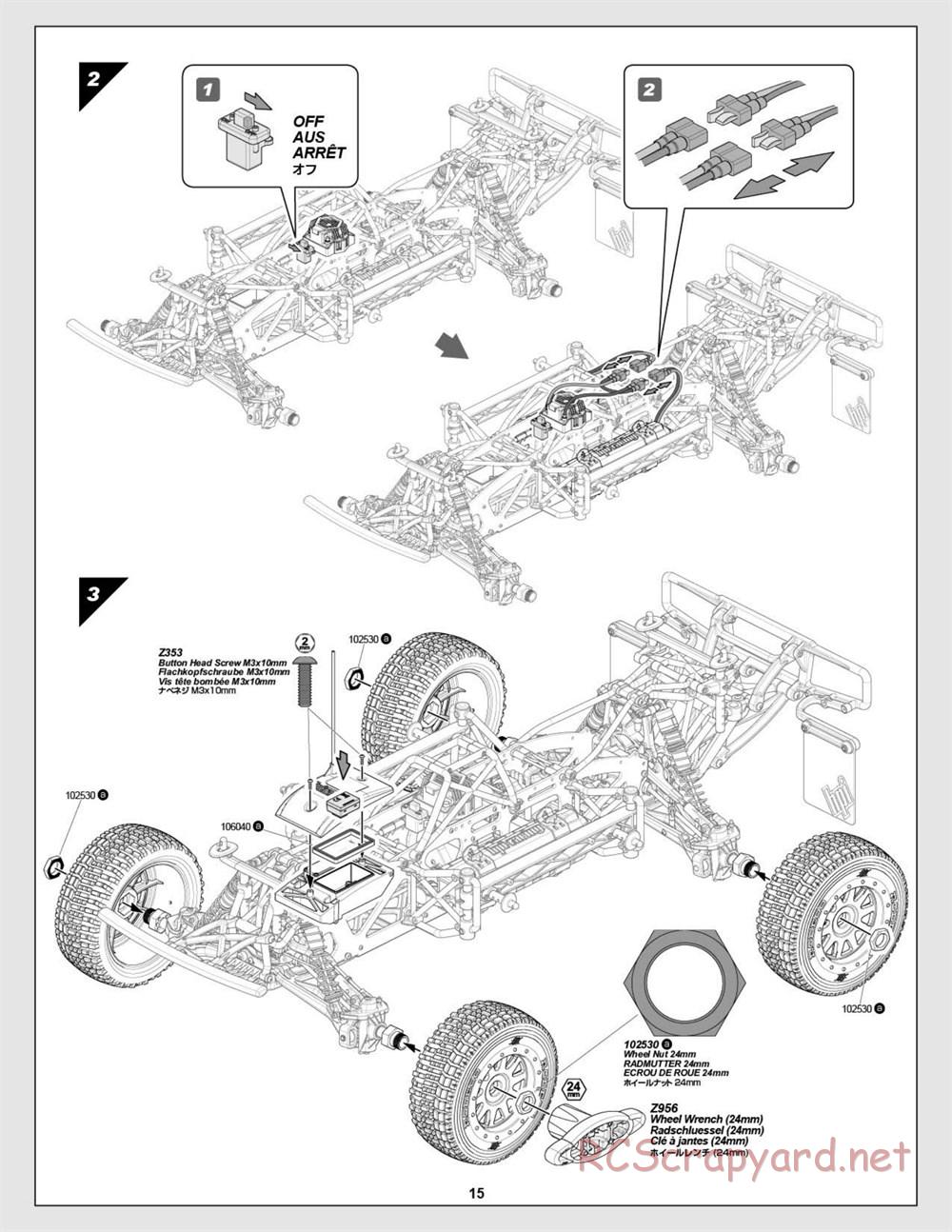 HPI - Super 5SC Flux - Manual - Page 15