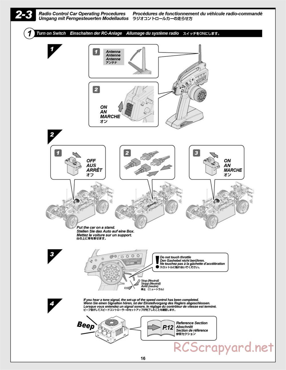 HPI - Super 5SC Flux - Manual - Page 16