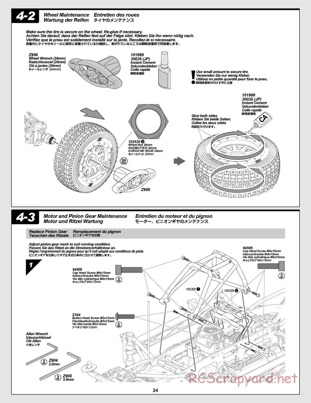 HPI - Super 5SC Flux - Manual - Page 24