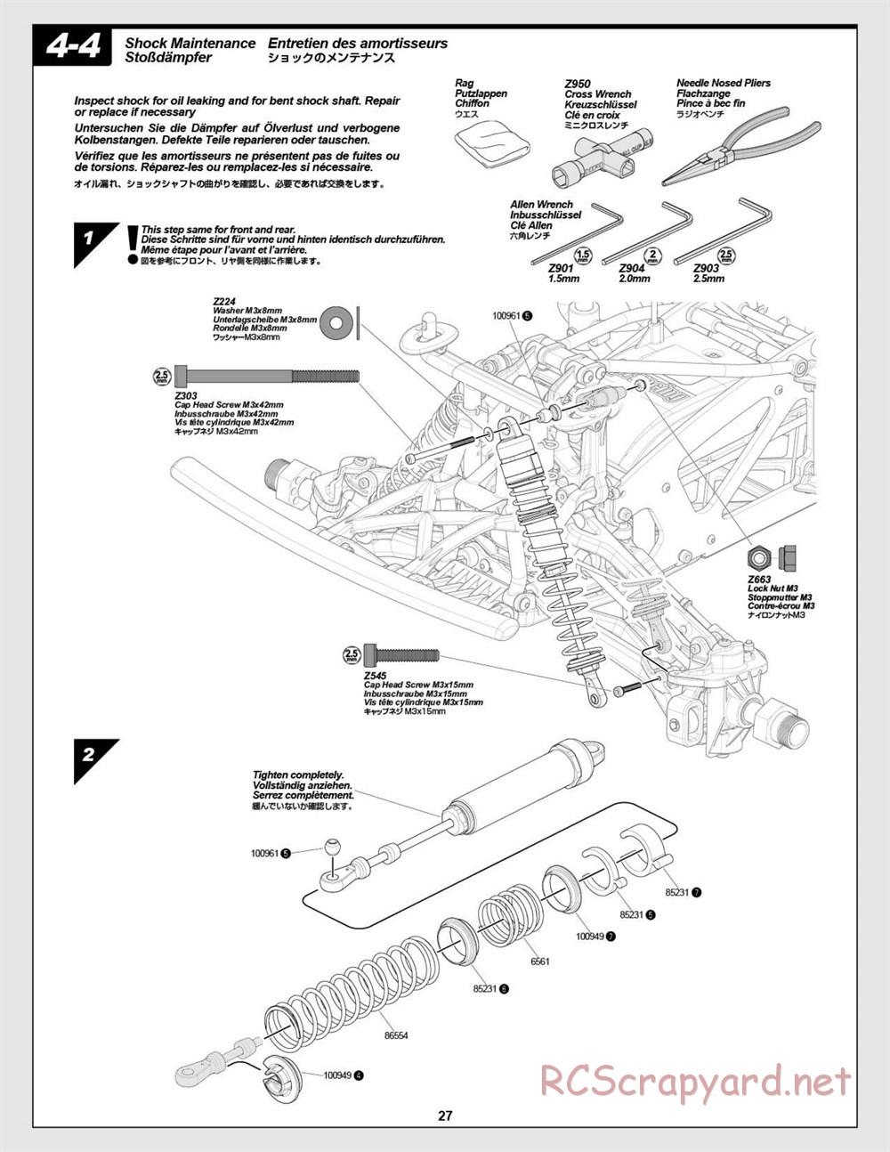 HPI - Super 5SC Flux - Manual - Page 27