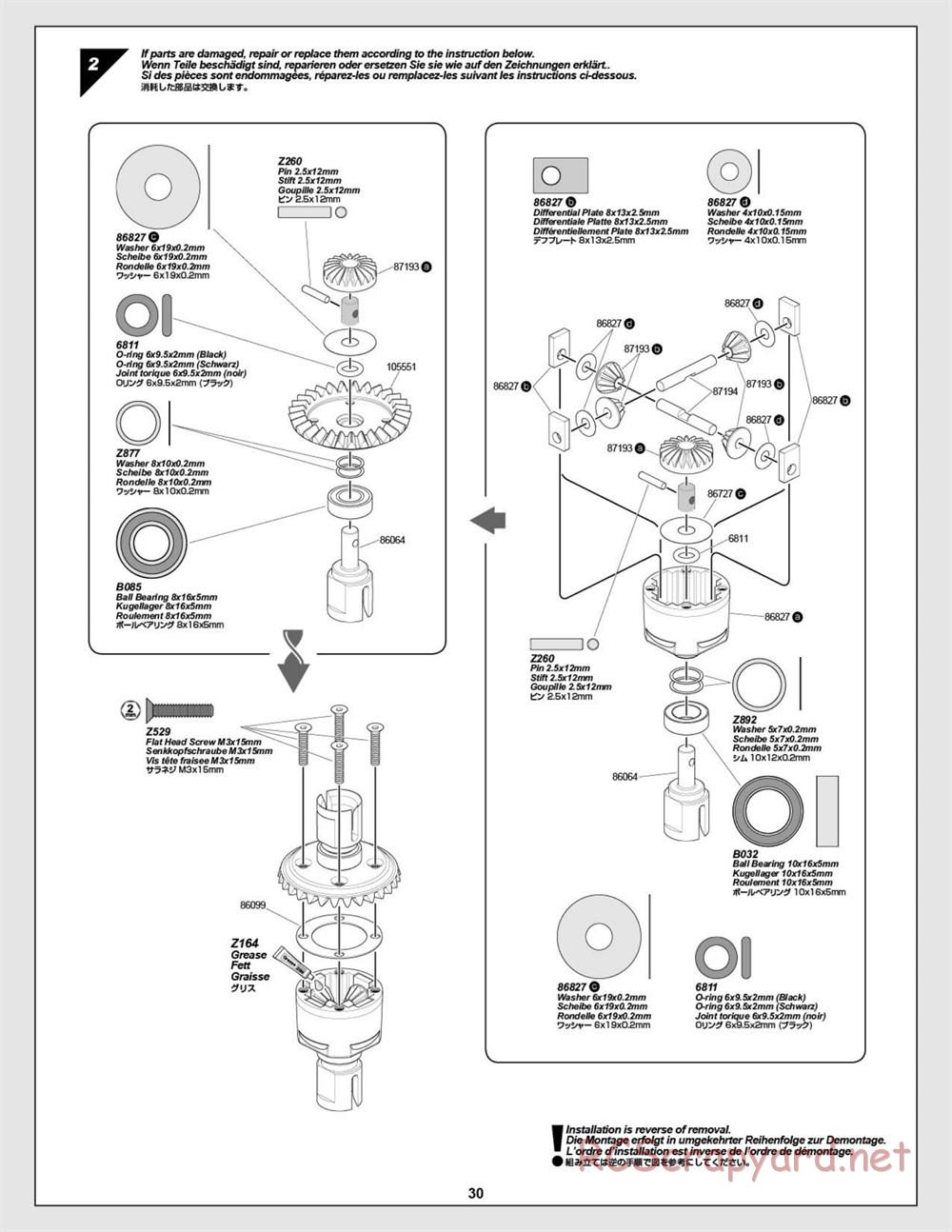 HPI - Super 5SC Flux - Manual - Page 30