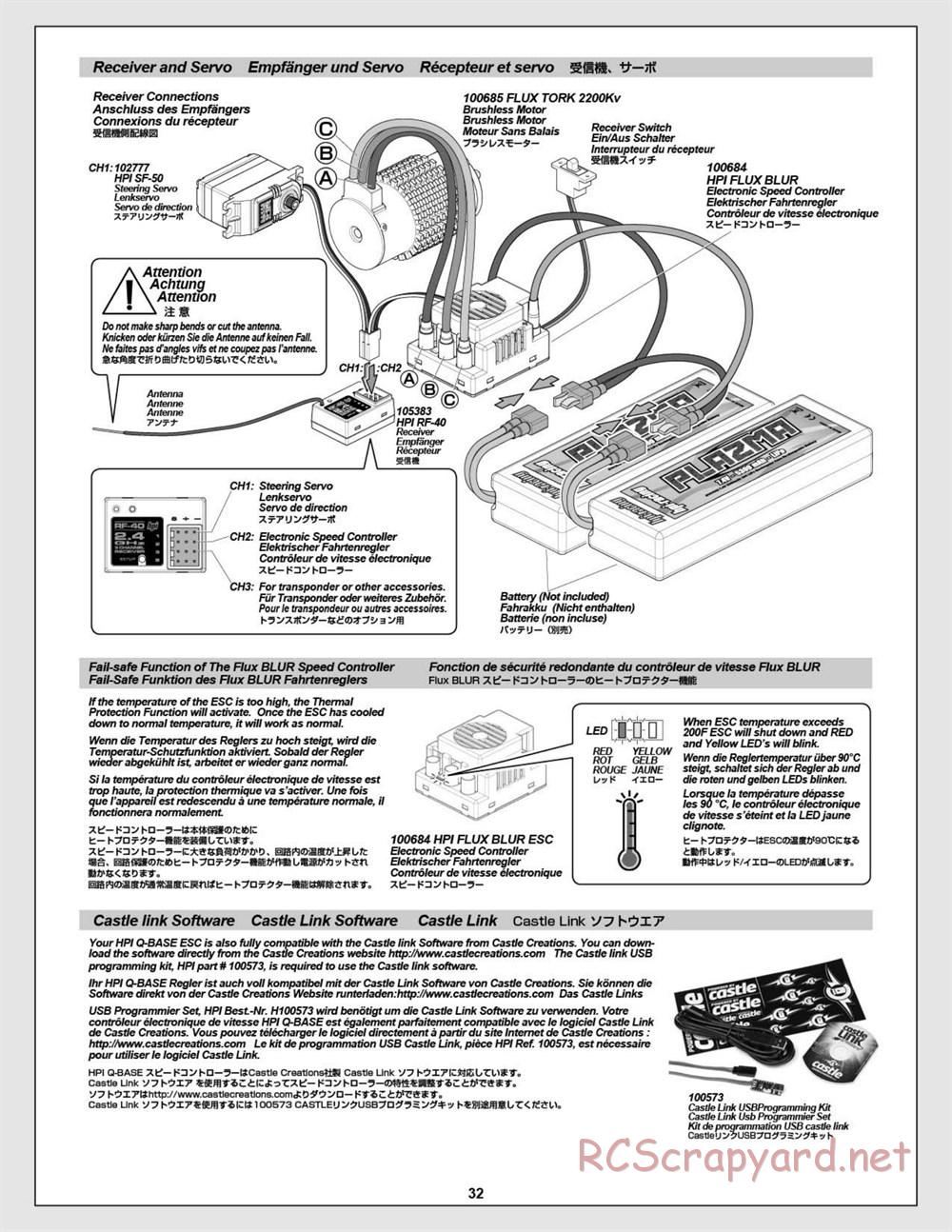 HPI - Super 5SC Flux - Manual - Page 32