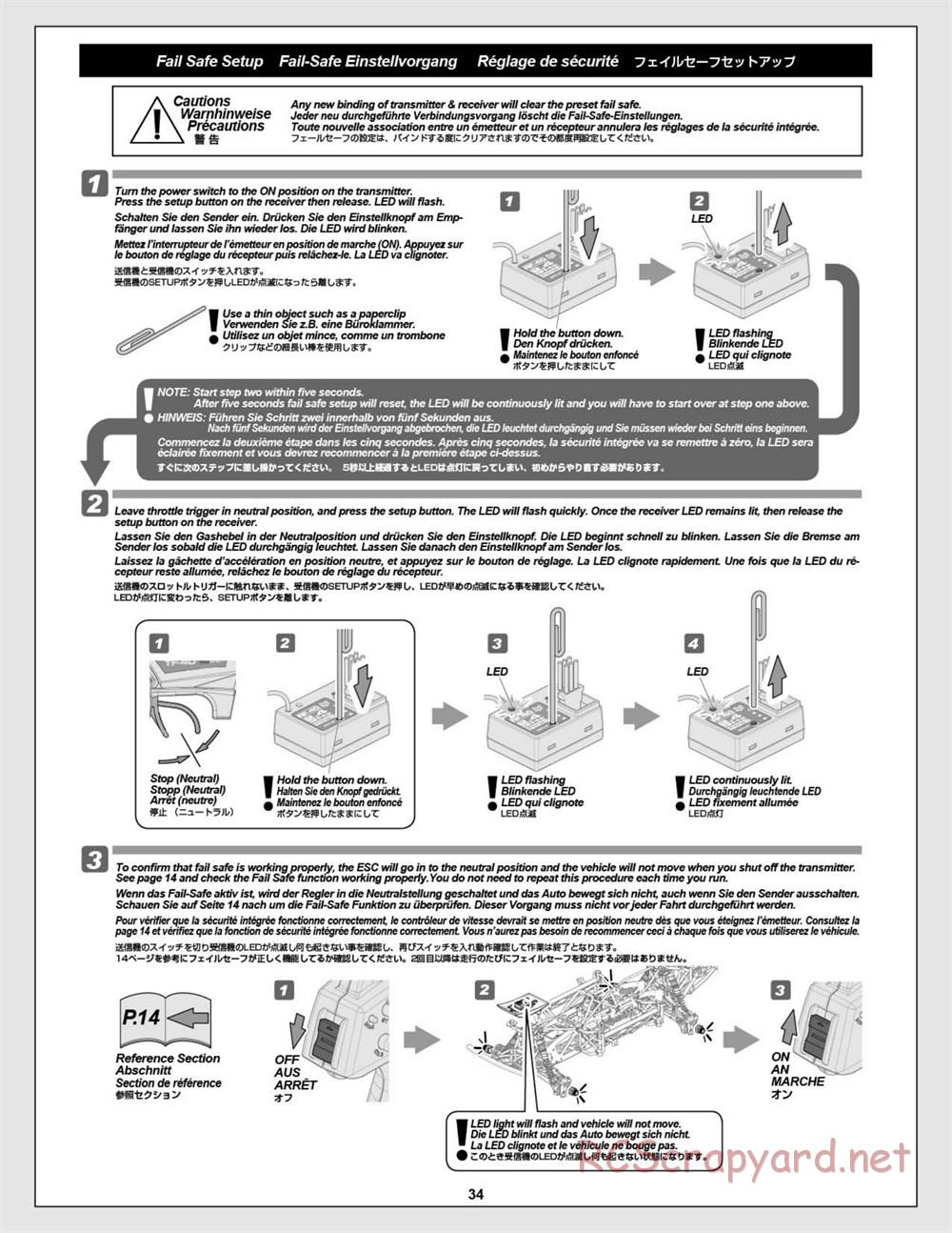 HPI - Super 5SC Flux - Manual - Page 34