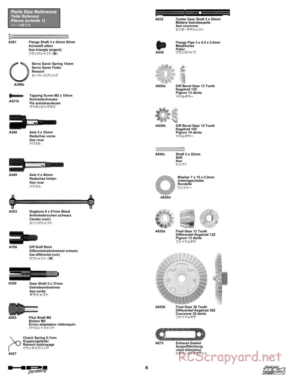 HPI - Super Nitro RS4 Rally - Manual - Page 6