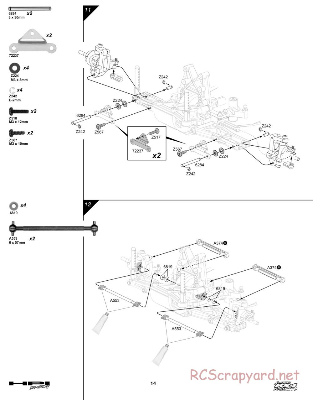 HPI - Super Nitro RS4 Rally - Manual - Page 14