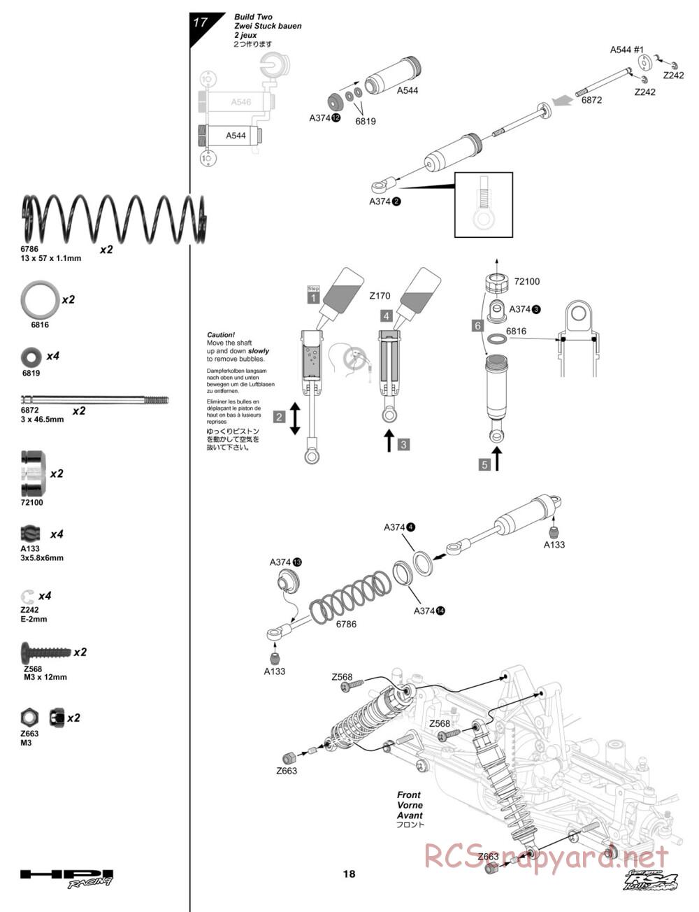 HPI - Super Nitro RS4 Rally - Manual - Page 18