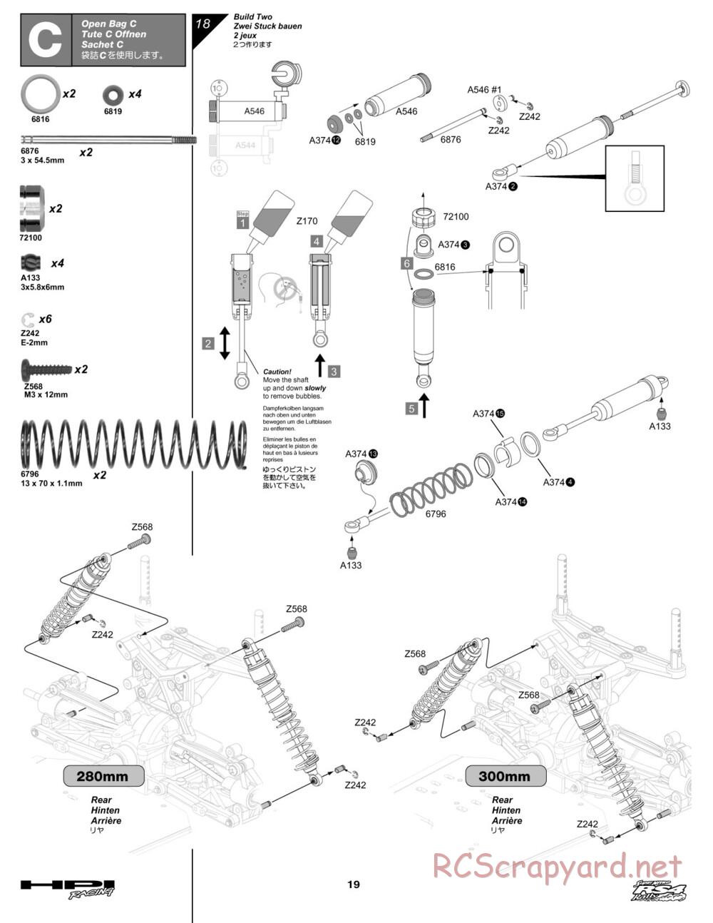 HPI - Super Nitro RS4 Rally - Manual - Page 19