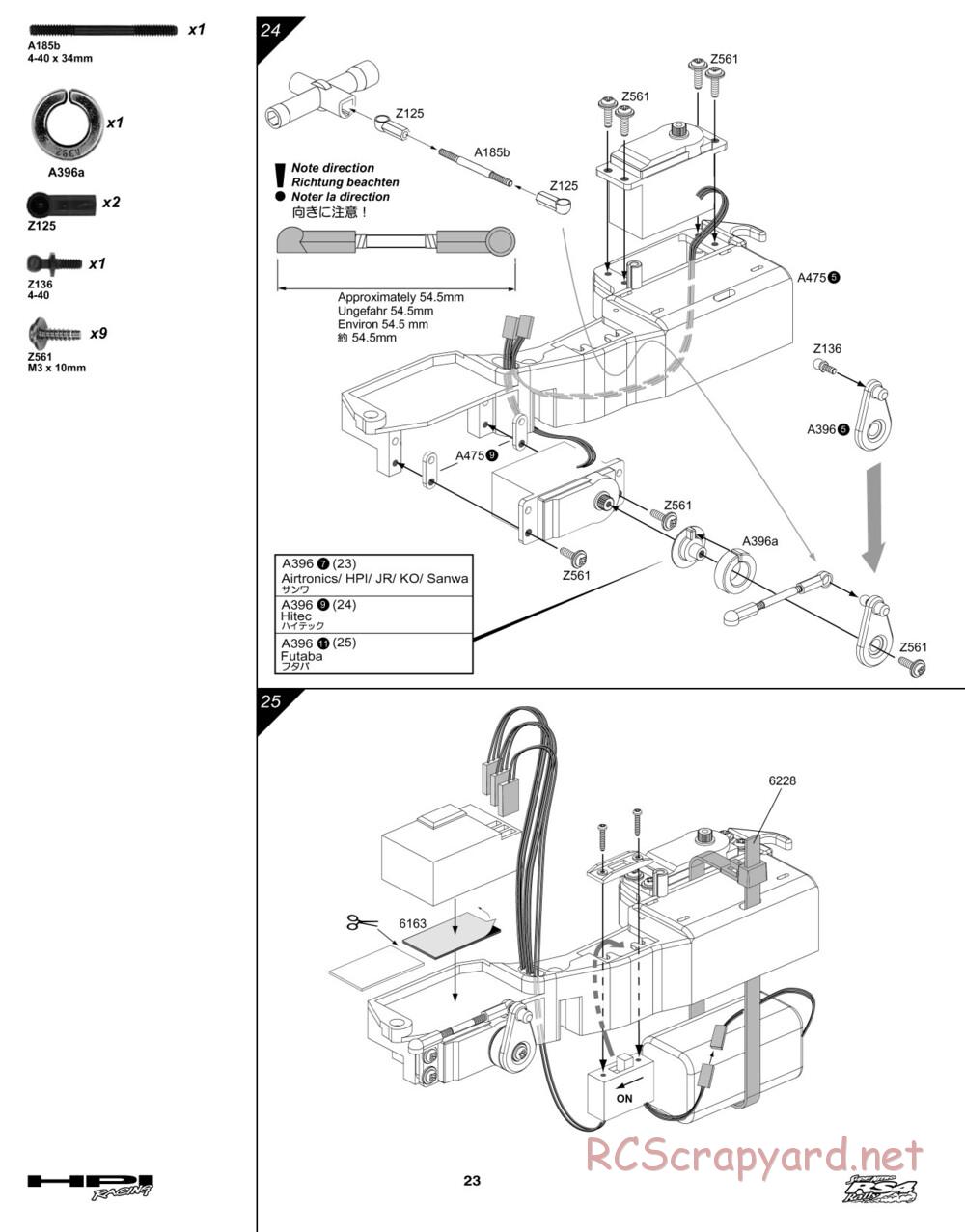 HPI - Super Nitro RS4 Rally - Manual - Page 23