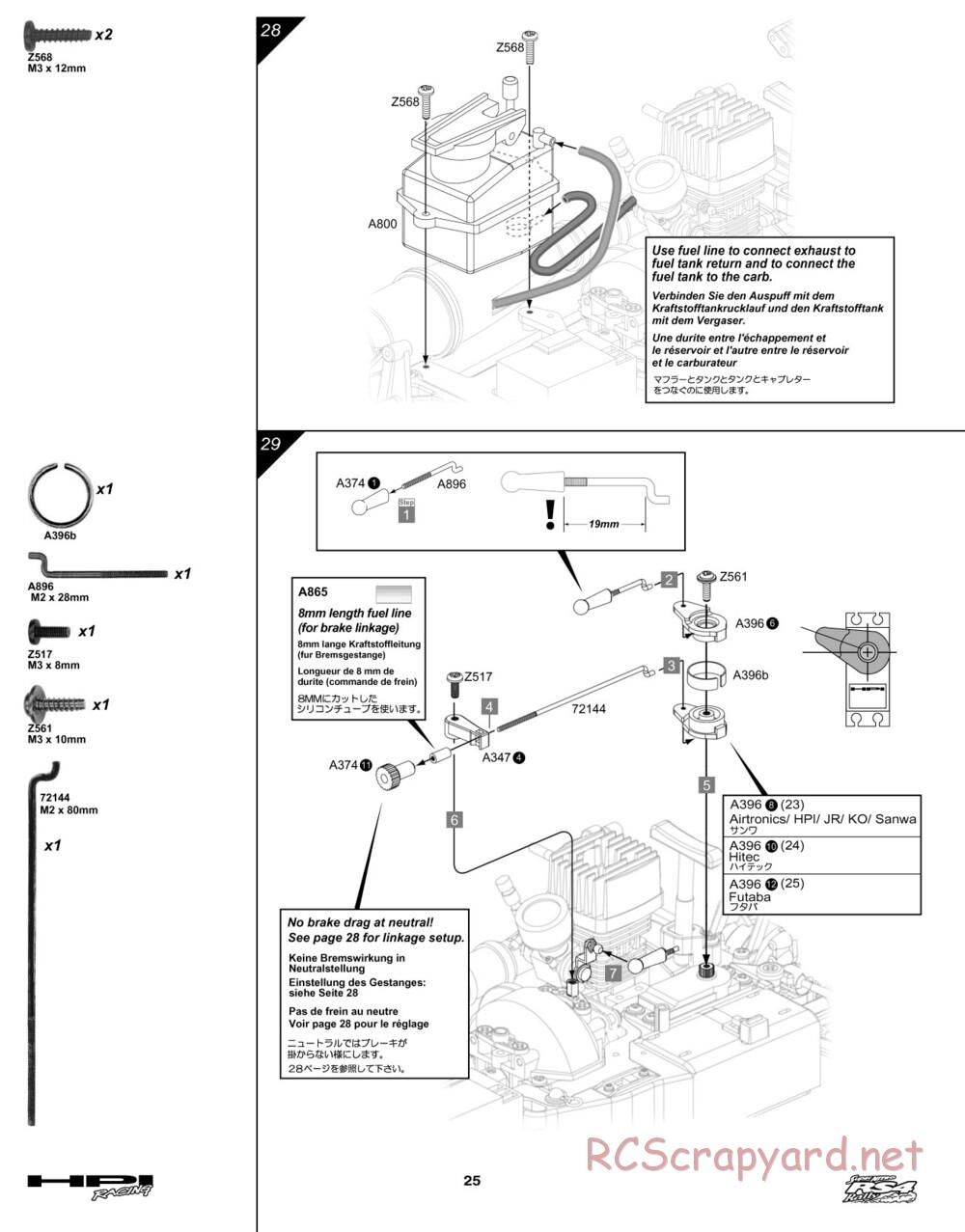 HPI - Super Nitro RS4 Rally - Manual - Page 25