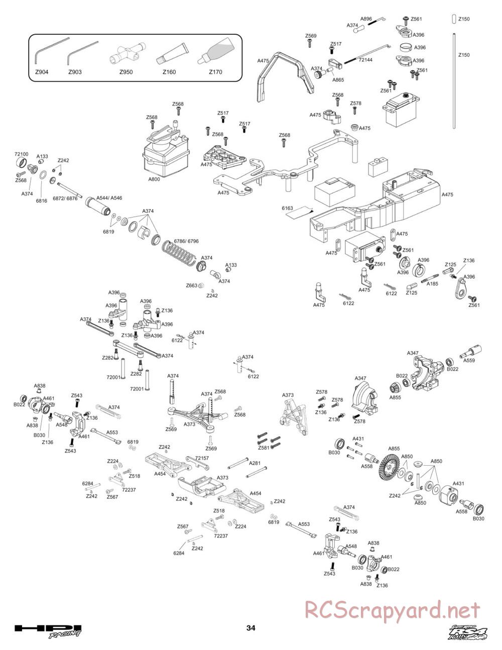 HPI - Super Nitro RS4 Rally - Manual - Page 34