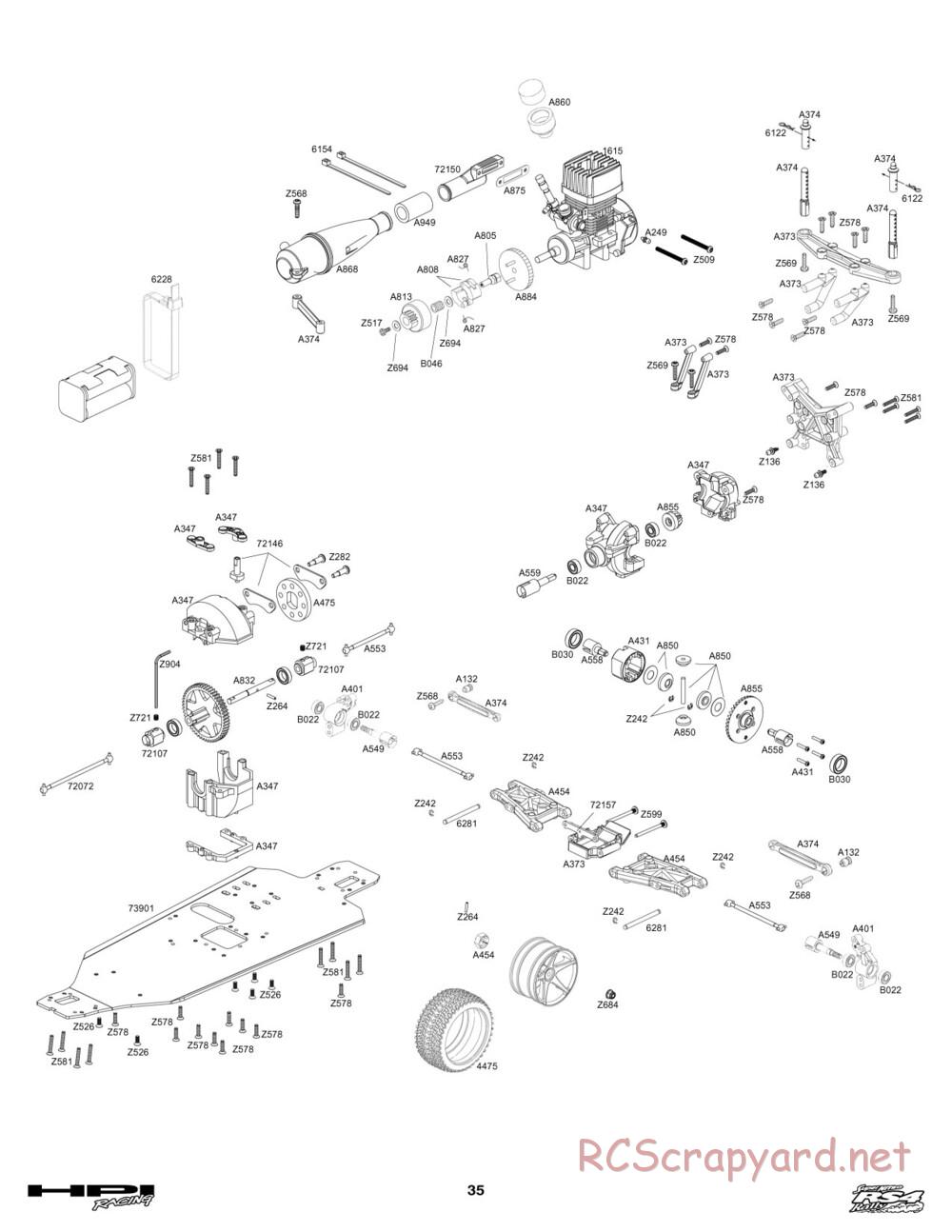 HPI - Super Nitro RS4 Rally - Manual - Page 35