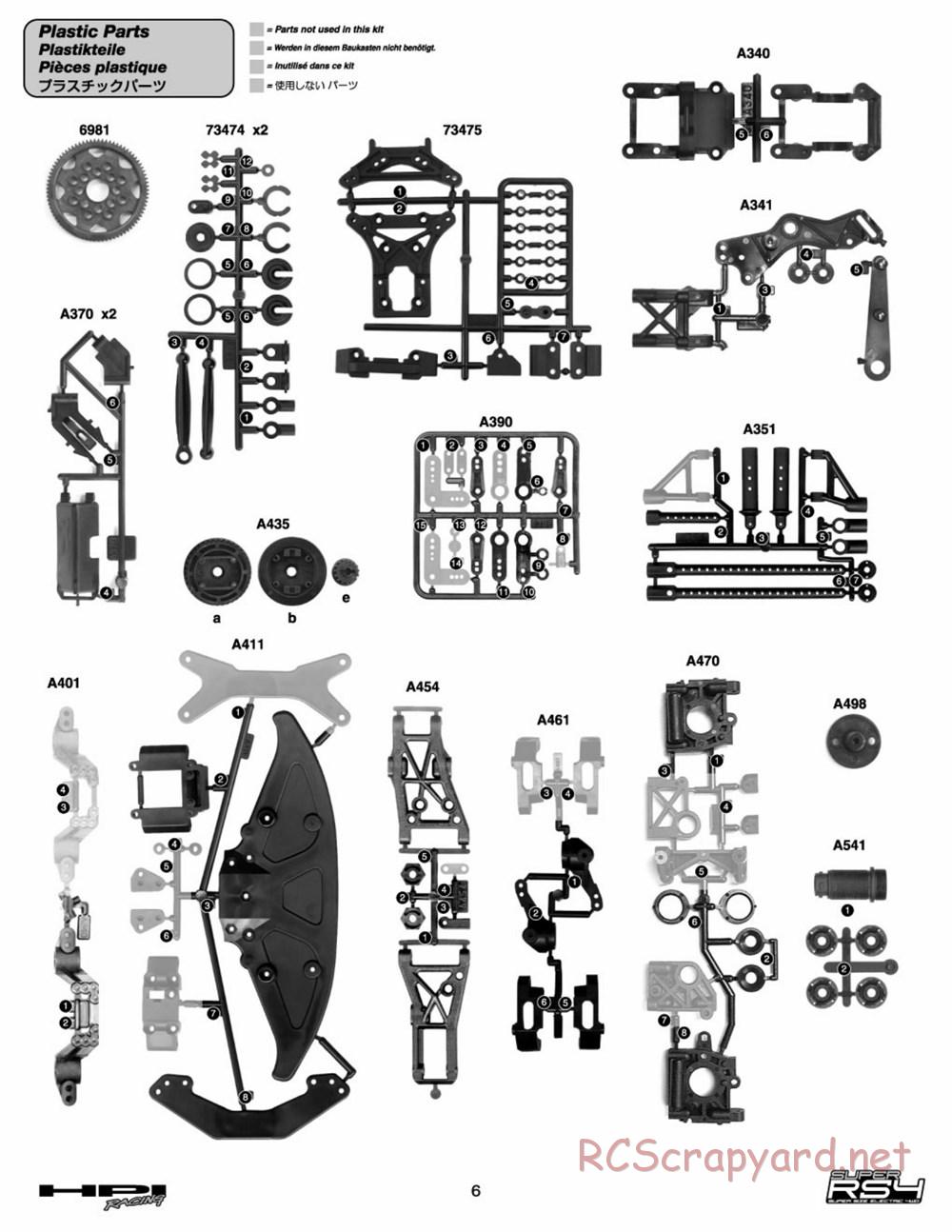 HPI - Super RS4 - Manual - Page 5