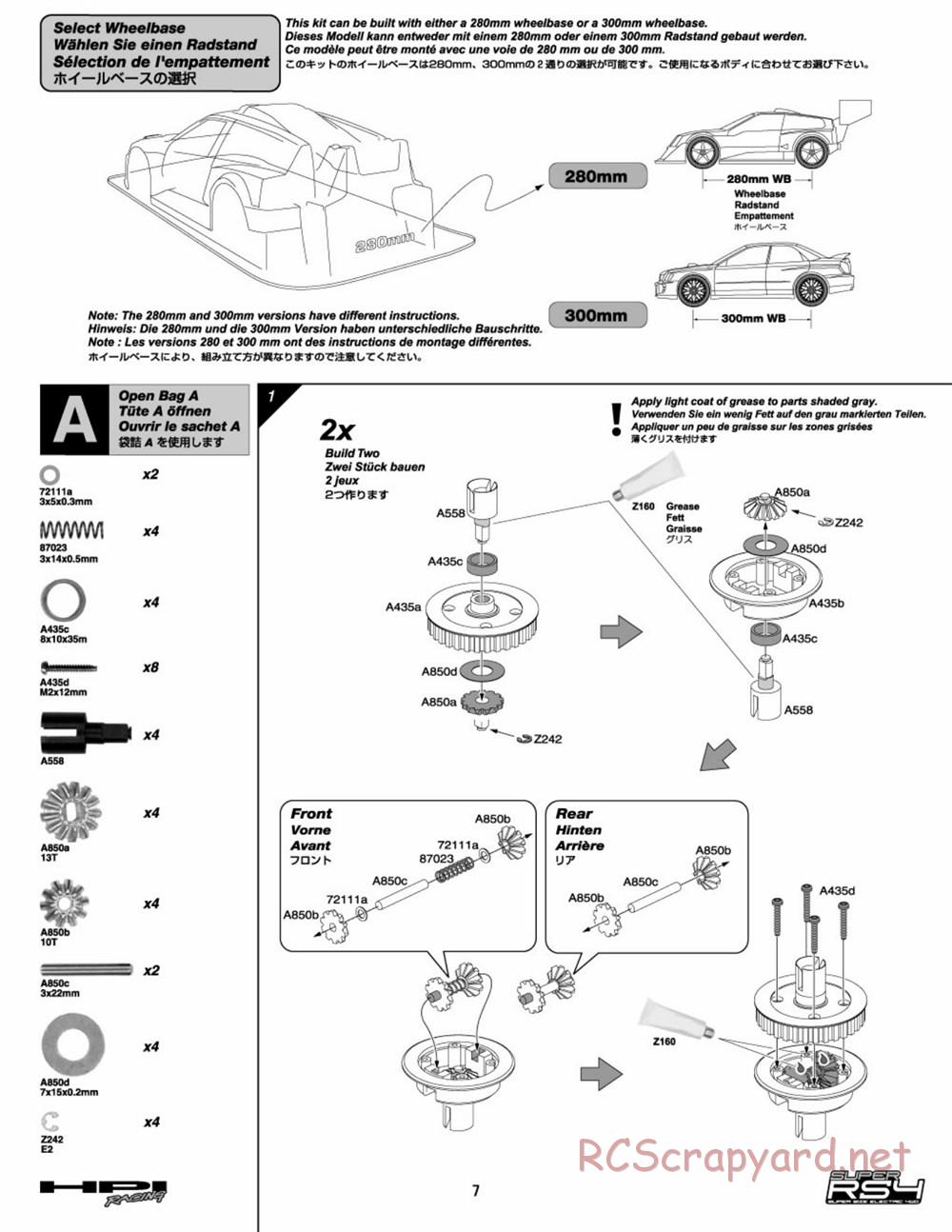 HPI - Super RS4 - Manual - Page 6