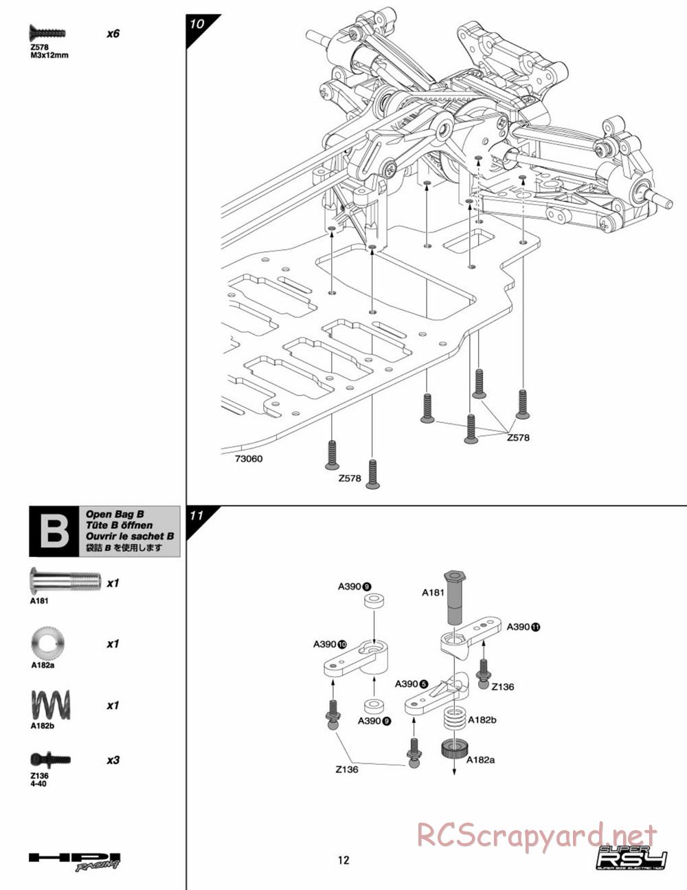 HPI - Super RS4 - Manual - Page 11