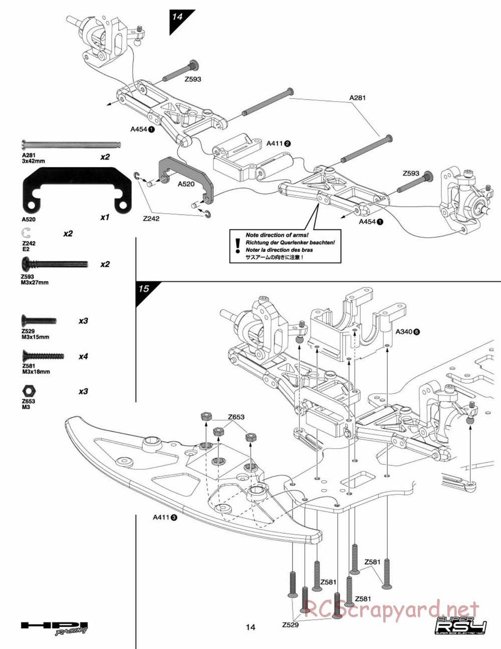 HPI - Super RS4 - Manual - Page 13