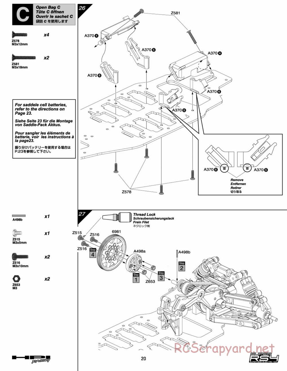 HPI - Super RS4 - Manual - Page 19