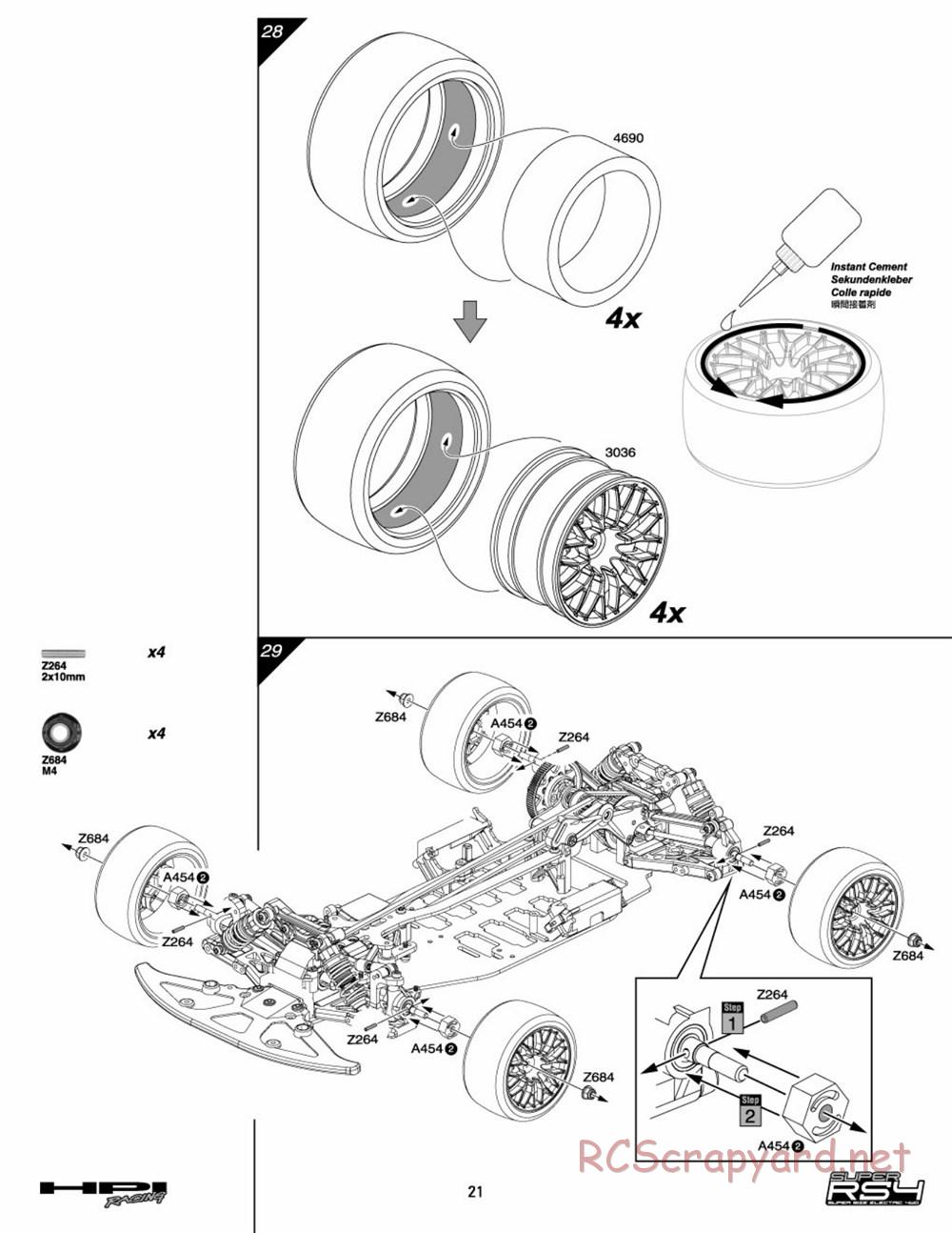 HPI - Super RS4 - Manual - Page 20