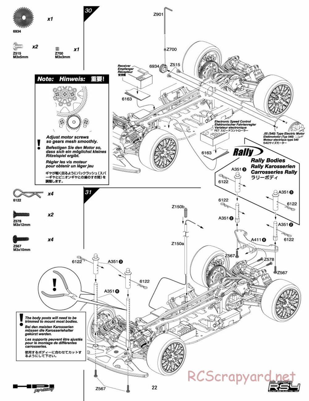 HPI - Super RS4 - Manual - Page 21