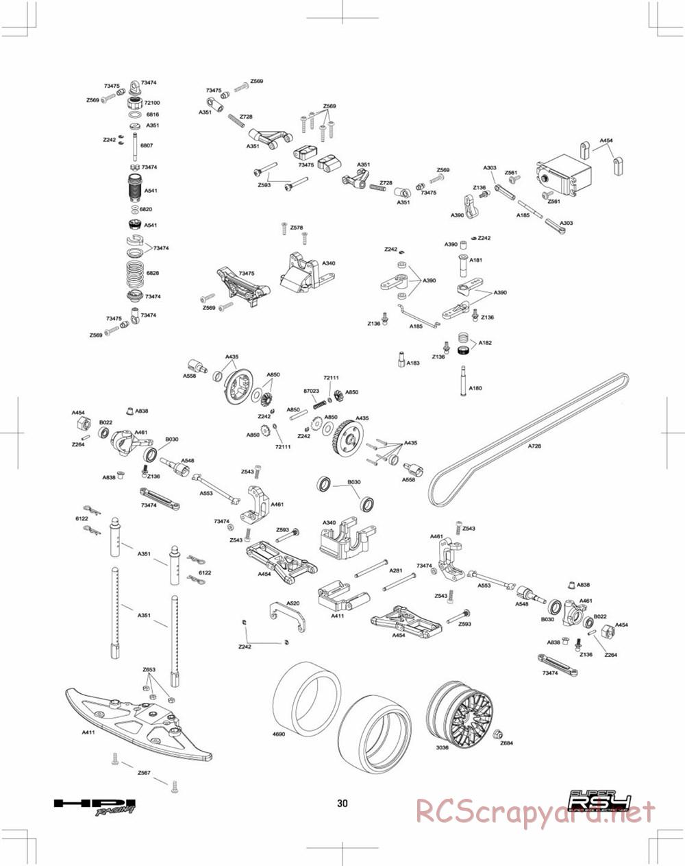 HPI - Super RS4 - Manual - Page 29