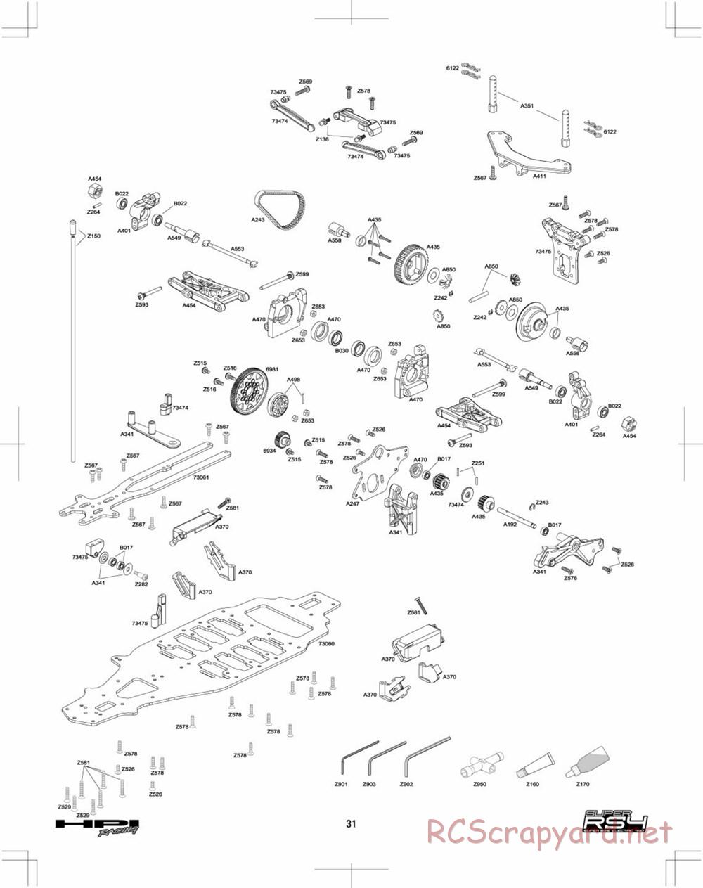 HPI - Super RS4 - Manual - Page 30