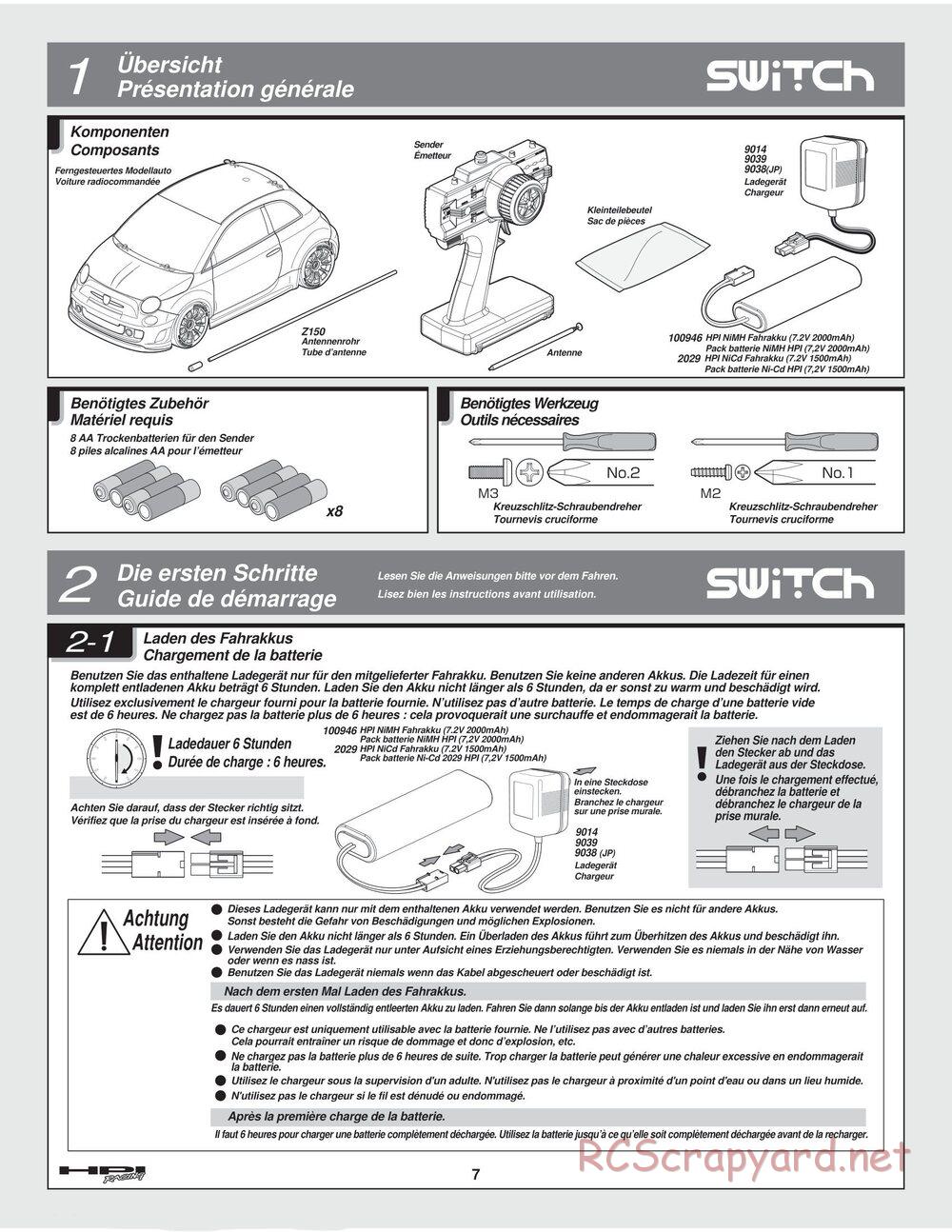HPI - Switch - Manual - Page 7