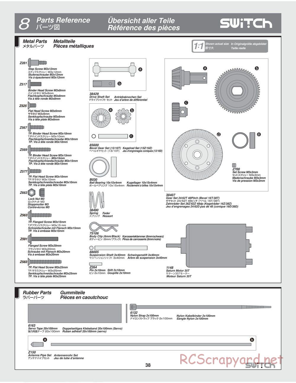 HPI - Switch - Manual - Page 38