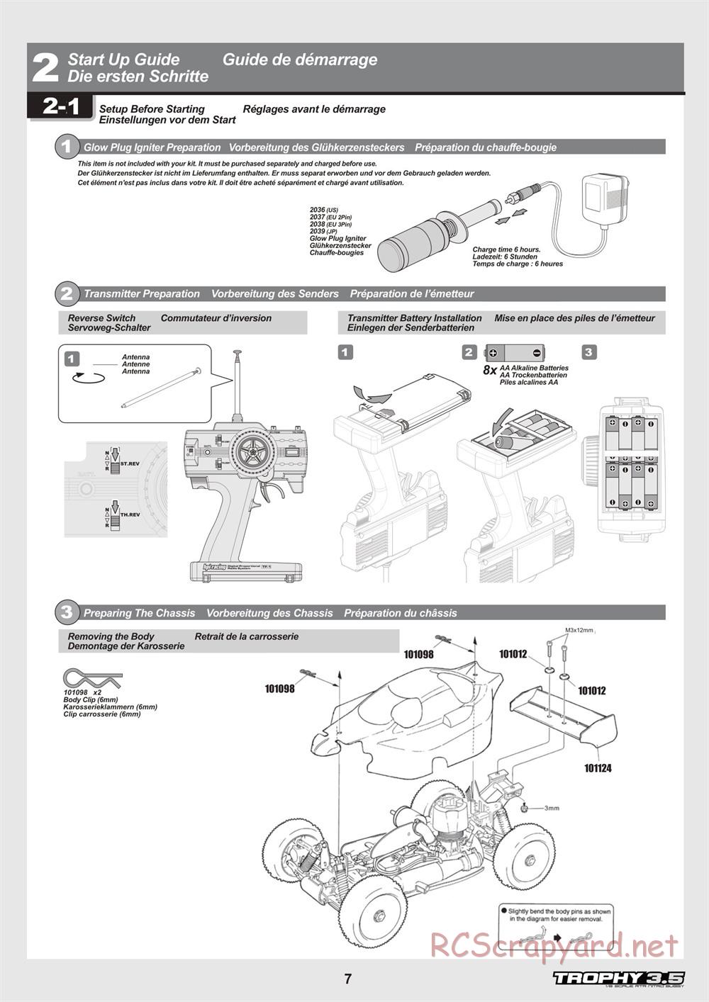 HPI - Trophy 3.5 - Manual - Page 7