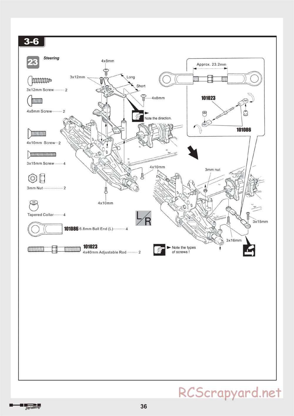 HPI - Trophy 3.5 - Manual - Page 36