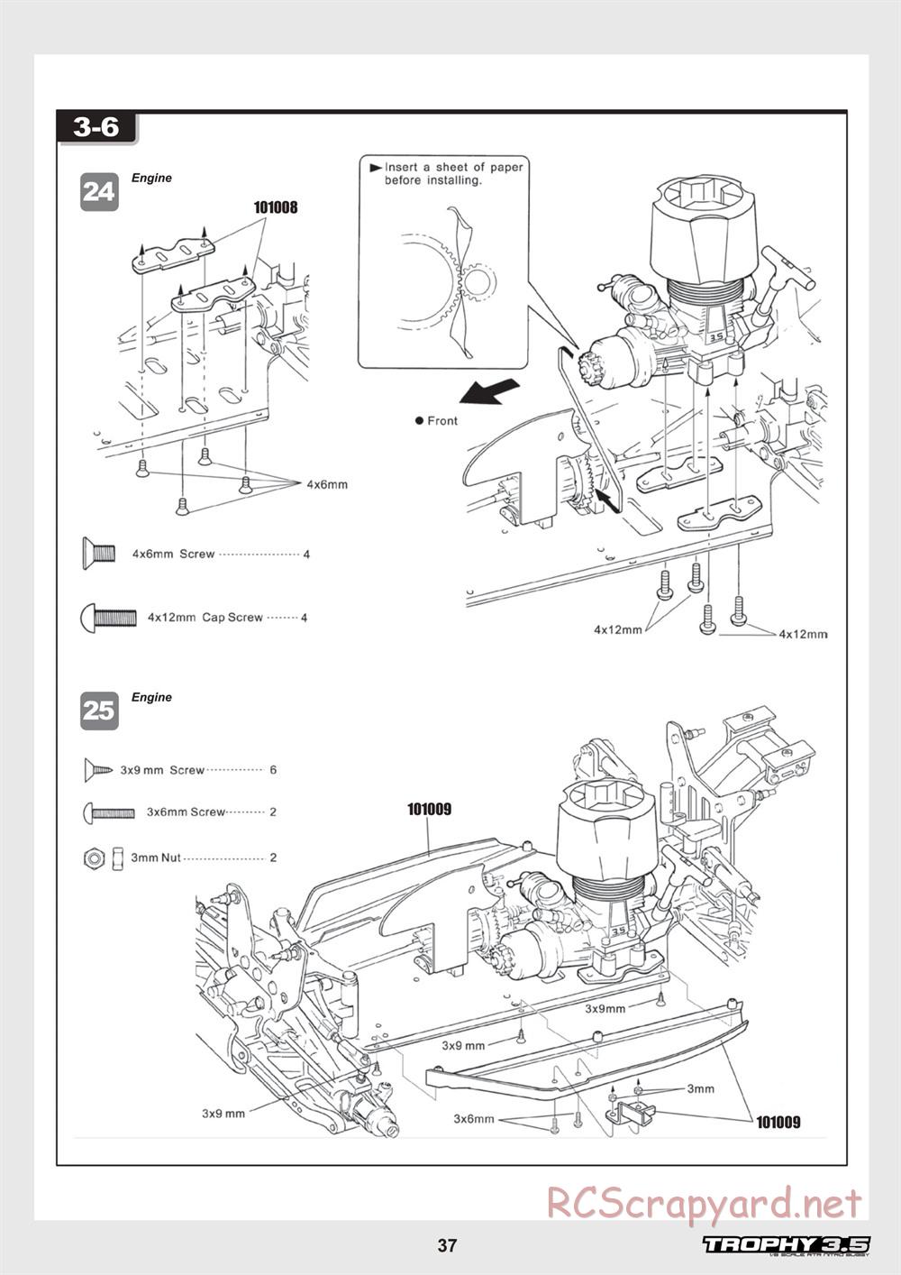 HPI - Trophy 3.5 - Manual - Page 37