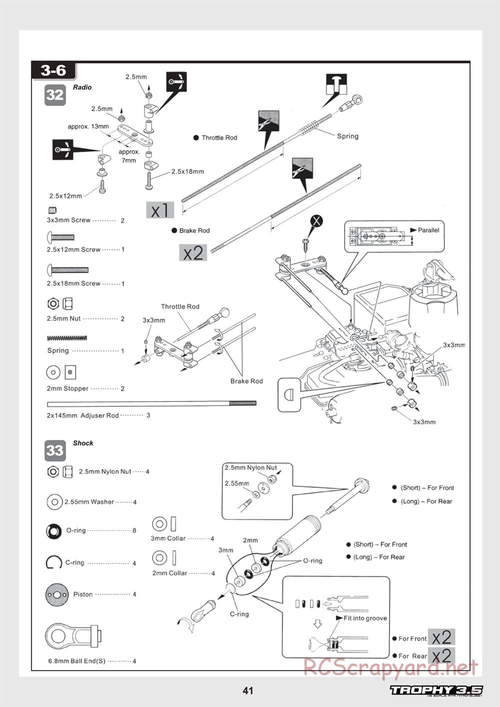 HPI - Trophy 3.5 - Manual - Page 41