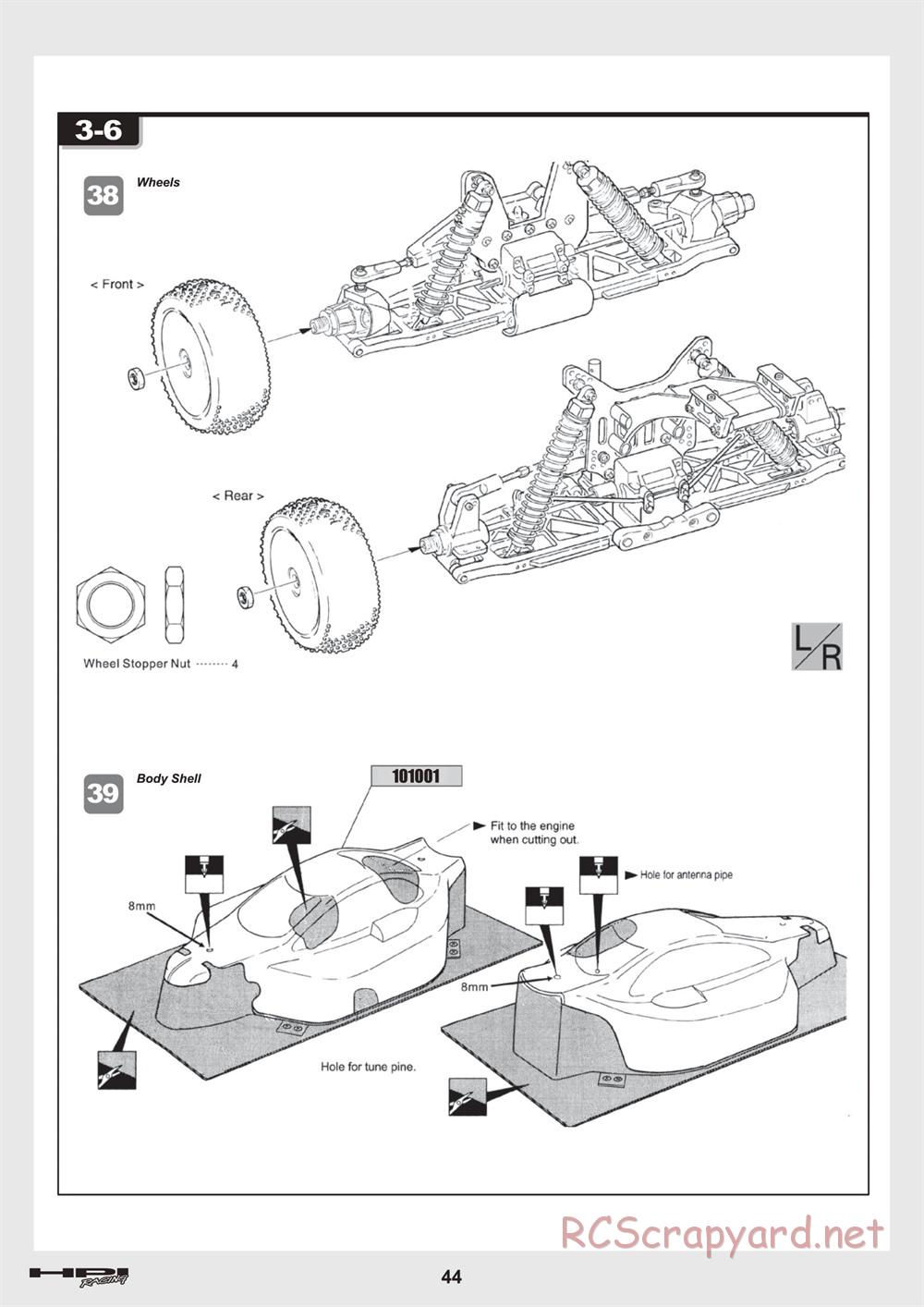 HPI - Trophy 3.5 - Manual - Page 44